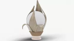 Bedside Table Lamp 3D model
