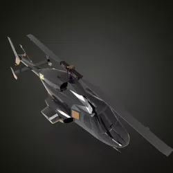 Bell 222 3D model