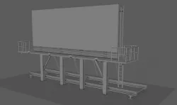 Billboard 3D model