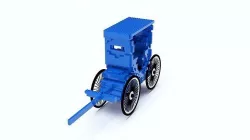 buggy lego model 3D model