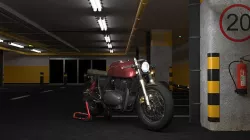 Cafe racer 3d model 3D model