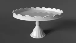 Cake Stand 3D model 3D model