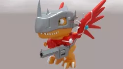 Chibi RizeGreymon 3D model