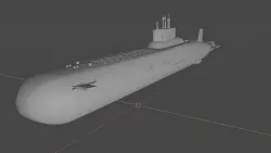 Class Typhoon USSR Submarine - Akoula Project - 3D printing 3D model