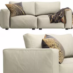 Coco Republic Soren Sofa 2 seat 3D model
