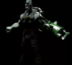 Cyborg 3D model