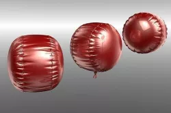 Cylindrical balloon 3D model