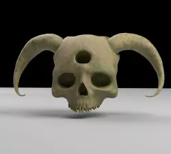 Demon Skull 3D model