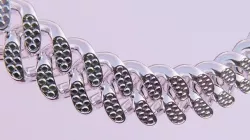 Diamond Link Chain - Modeled Diamonds 3D model