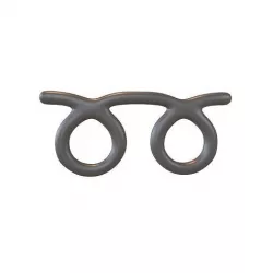 Double Curly Loop v1 002 Low-poly 3D model