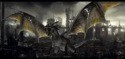 Dragon Game Model With Rig Low-poly 3D model