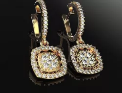 Earrings 3D model