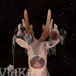 Elk Model Rigged 3D model