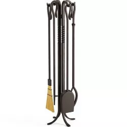 Everson 4-Piece Fireplace Tool Set 3D model