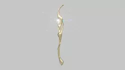 Fantasy Mage Staff 07 Elemental - Medieval Fantasy Weapon Low-poly 3D model
