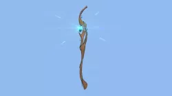 Fantasy Mage Staff 08 Wood - Medieval Fantasy Weapon Low-poly 3D model