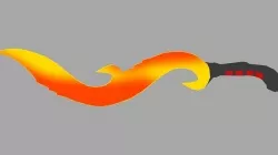Fire Saber 3D model