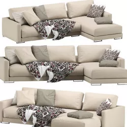 Flexform Magnum Chaise Longue Sofa 3D model