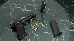 FN HERSTAL FNX-9 Pistol Low-poly 3D model
