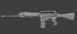 Franchi SPAS 15 Low-poly 3D model