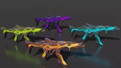 Free Fire MP5 3d models Low-poly 3D model