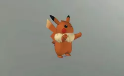 FUSION Pikachu x Eevee 3D model