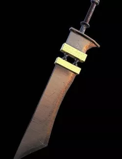 Giant two handed sword  Low-poly 3D model