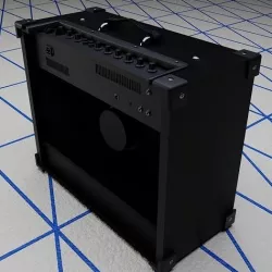 gitar amplifier  3D model