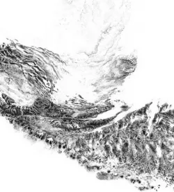 Guatemala High resolution 7k cavity map Texture