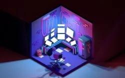 Hacker isometric scene 3D model