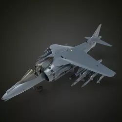 harrier jet fighter 3D model