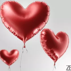 Heart Balloon 3D model