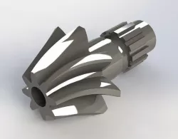 Helical Bevel Gear Model 3D model