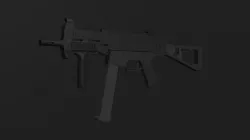 HK UMP-45 SMG  Low-poly 3D model