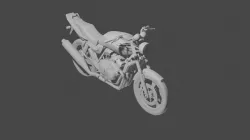 Honda CB 400 Low-poly 3D model