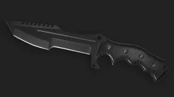 Huntsman Damascus Low-poly 3D model