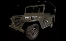 JEEP M151 MUTT Low-poly 3D model