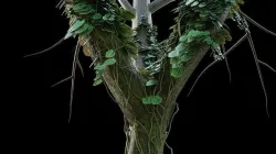 Jungle tree 3D model