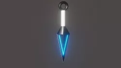 kunai 3D model