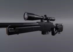 L115A3 - AWM Sniper Rifle Low-poly 3D model