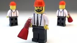 Lego Chief Worker 3D model