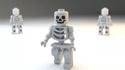 Lego  skeleton 3D model