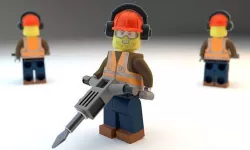 Lego Worker Laon 3D model