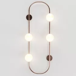 Luxury Nordic Glass Ball -  Wall ligth 3D model