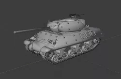 M10 Wolverine Low-poly 3D model