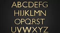 Marquee Letter Alphabet Light Boxes With Bonus Animation Nodes 3D model