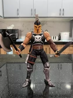 Marvel Legends Ares Olympian Sword and Axe Weapons 1-12 Scale 3D model