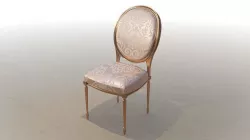 Medieval Chair 3D model