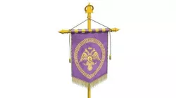 medieval flag 3D model