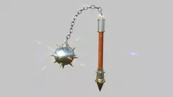 Medieval Flail 03 Luxury - Character Fantasy Weaponry Low-poly 3D model